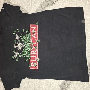 Black Graphic Men's Shirt